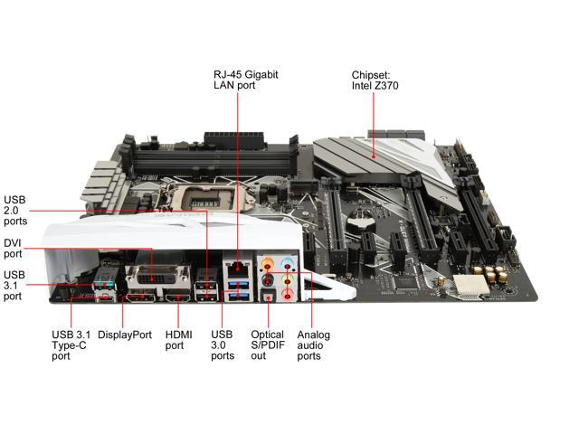 ASUS Prime Z370-A LGA 1151 (300 Series) ATX Intel Motherboard