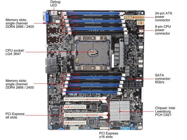 ASUS Z11PA-U12 ATX Server Motherboard