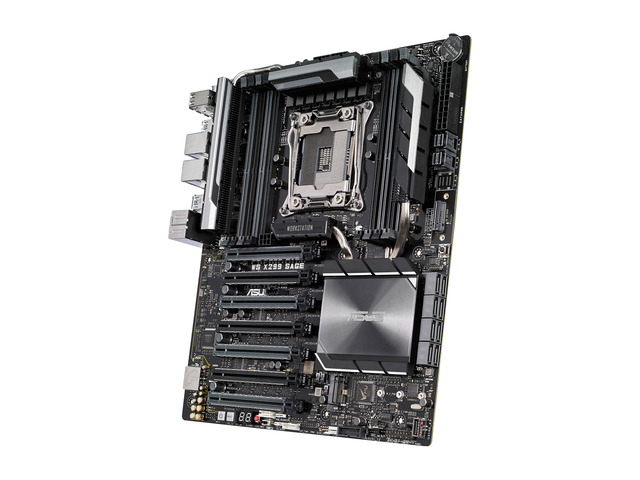 ASUS WS X299 SAGE Workstation Motherboard LGA2066 DDR4 M.2 U.2 X299 CEB Motherboard for Intel Core X-Series Processors with quad-GPU support, DDR4...