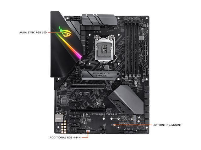 ASUS ROG STRIX B360-F GAMING LGA1151 (300 Series) DDR4 DP HDMI DVI M.2 ATX Motherboard