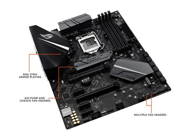 ASUS ROG STRIX B360-F GAMING LGA1151 (300 Series) DDR4 DP HDMI DVI M.2 ATX Motherboard