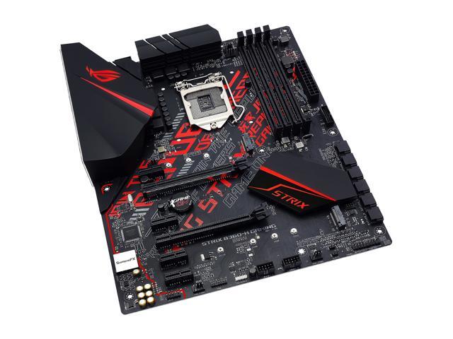 ASUS ROG STRIX B360-H GAMING LGA1151 (300 Series) DDR4 HDMI DVI M.2 ATX Motherboard