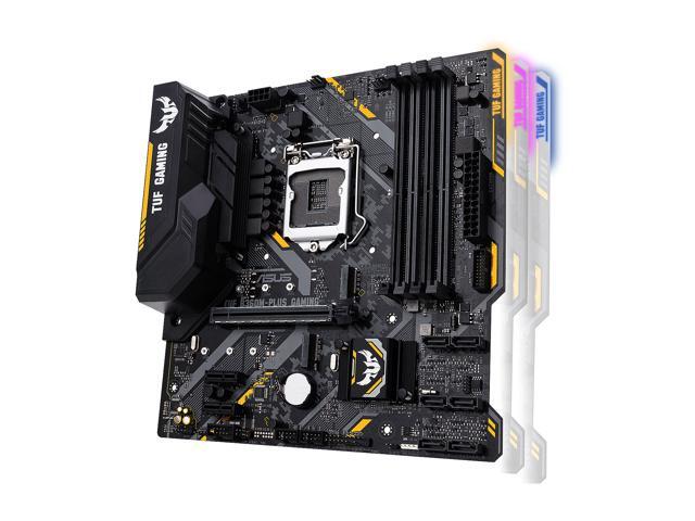 ASUS TUF B360M-PLUS GAMING LGA 1151 (300 Series) Micro ATX Intel Motherboard
