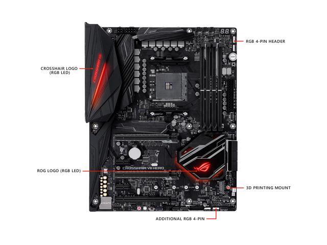 ASUS ROG Crosshair VII Hero AM4 ATX AMD Motherboard