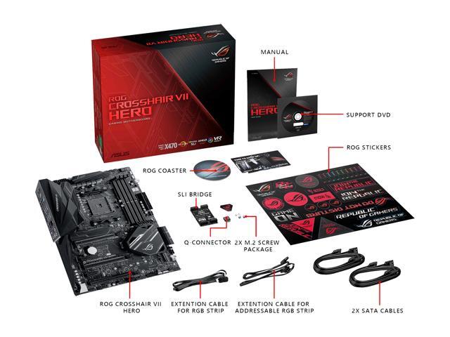 ASUS ROG Crosshair VII Hero AM4 ATX AMD Motherboard