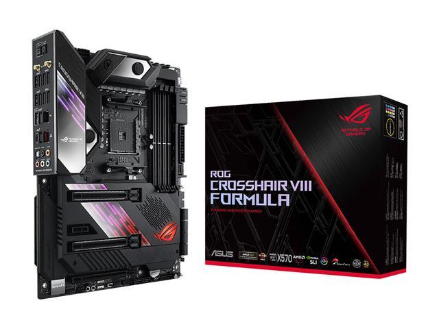 ASUS ROG Crosshair VIII Formula AMD X570 AM4 ATX Motherboard with PCIe 4.0, Dual M.2
