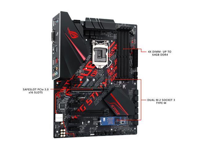 ASUS ROG STRIX B360-H GAMING/OPTANE LGA 1151 (300 Series) ATX Intel Motherboard