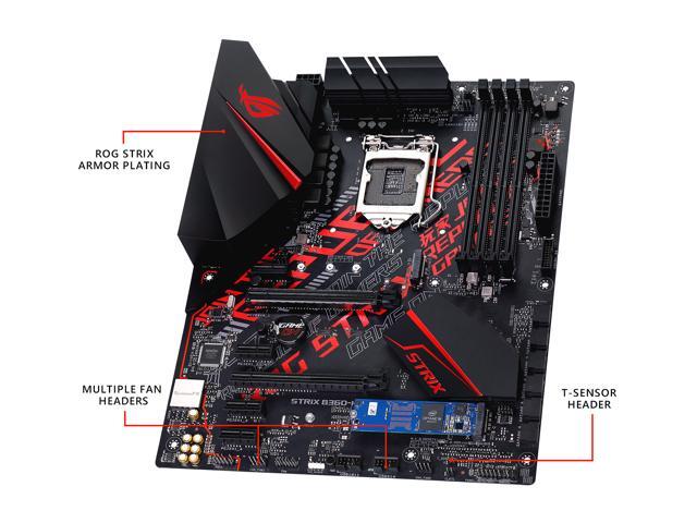 ASUS ROG STRIX B360-H GAMING/OPTANE LGA 1151 (300 Series) ATX Intel Motherboard