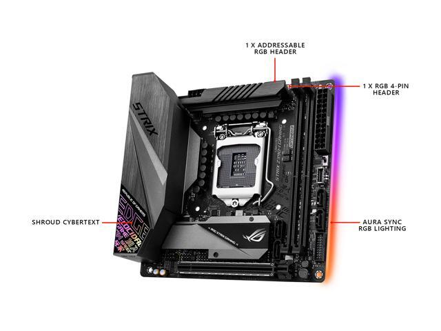ASUS ROG Strix Z390-I Gaming Motherboard LGA 1151 (Intel 8th and 9th Gen) Mini ITX Onboard 802.11 ac