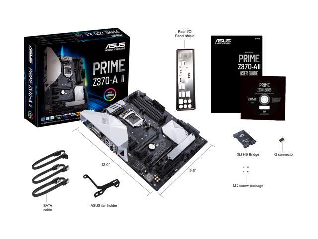 ASUS PRIME Z370-A II LGA 1151 (300 Series) ATX Intel Motherboard