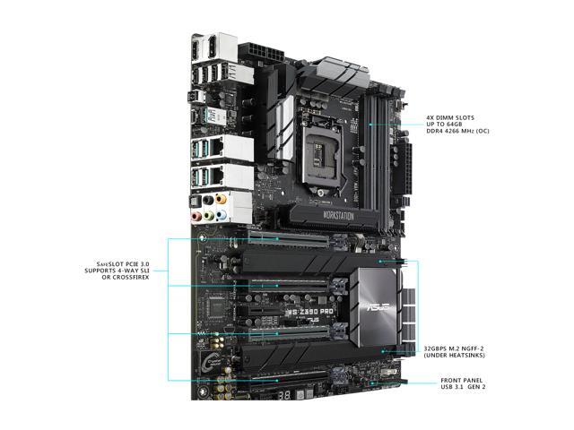 ASUS WS Z390 PRO LGA 1151 (300 Series) ATX Intel Motherboard