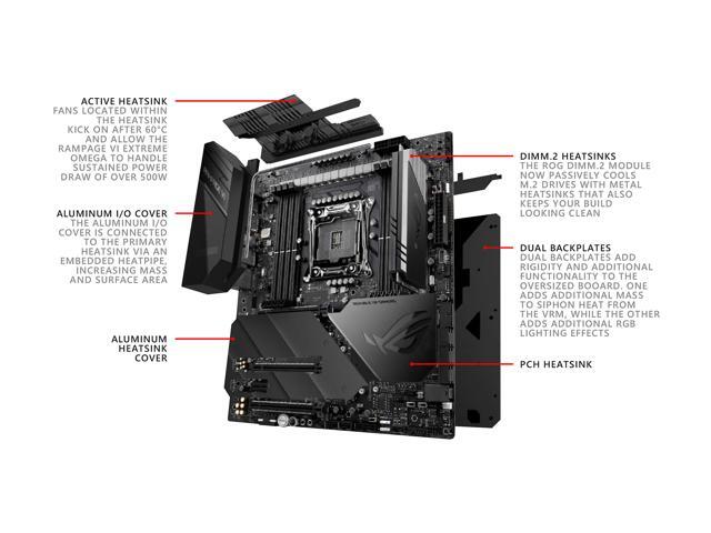 ASUS ROG RAMPAGE VI EXTRME OMEGA LGA 2066 Extended ATX Intel Motherboard
