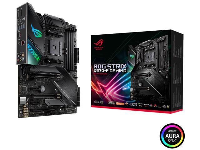 ASUS AMD AM4 ROG Strix X570-F Gaming ATX Motherboard with PCIe 4.0, Dual M.2, SATA 6Gb/s
