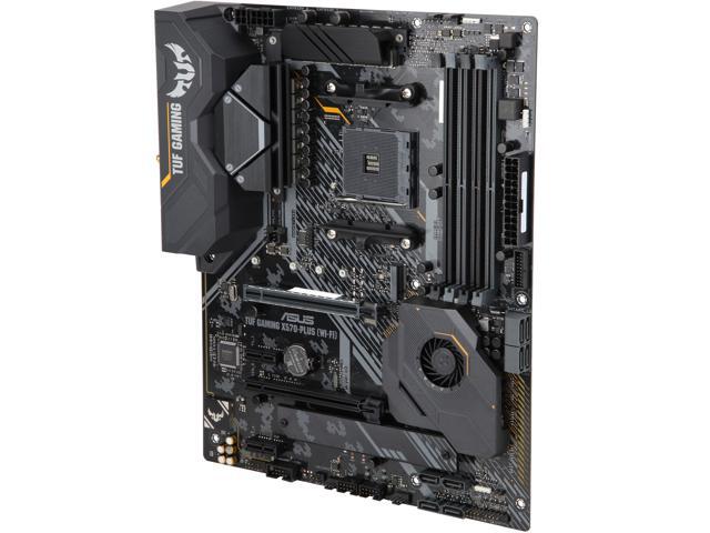 ASUS AM4 TUF Gaming X570-Plus (Wi-Fi) ATX Motherboard with PCIe 4.0, Dual M.2, 12+2 with Dr. MOS Power Stage, HDMI, DP, SATA 6Gb/s, USB 3.2 Gen 2...