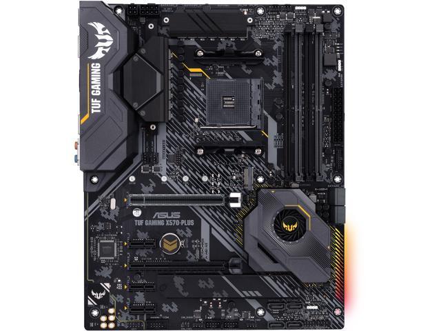 ASUS AM4 TUF GAMING X570-Plus ATX Motherboard with PCIe 4.0, Dual M.2, 12+2 with Dr. MOS Power Stage, HDMI, DP, SATA 6Gb/s, USB 3.2 Gen 2 and Aura...