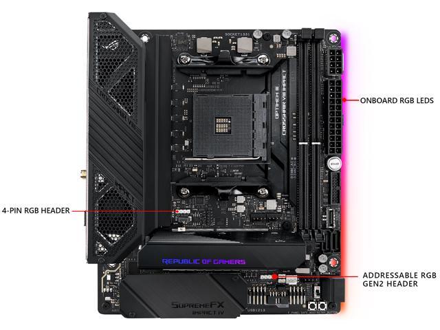ASUS ROG Crosshair VIII Impact AM4 Mini DTX AMD Motherboard