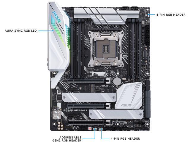 ASUS Prime X299-A II LGA 2066 ATX Intel Motherboard
