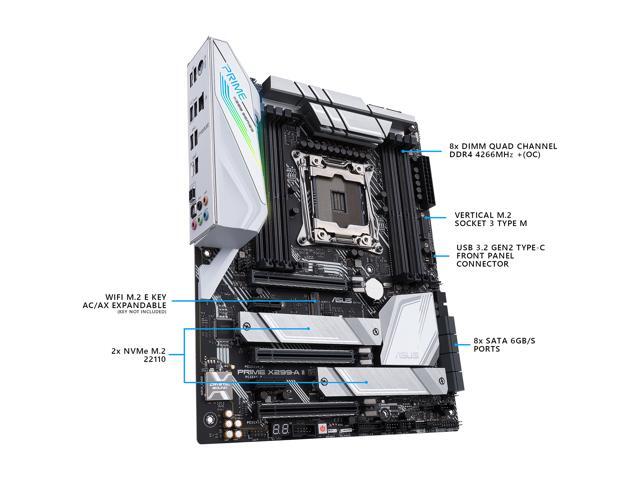 ASUS Prime X299-A II LGA 2066 ATX Intel Motherboard
