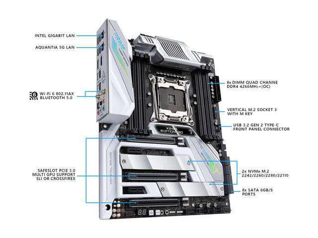 ASUS Prime X299 Edition 30 LGA 2066 ATX Intel Motherboard