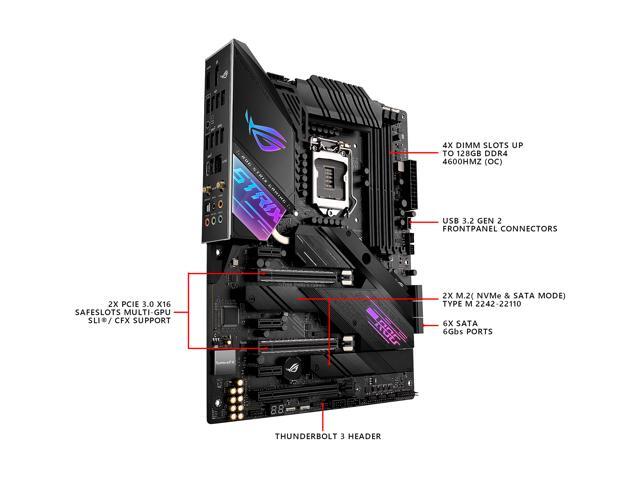 ASUS ROG STRIX Z490-E GAMING LGA 1200 ATX Intel Motherboard