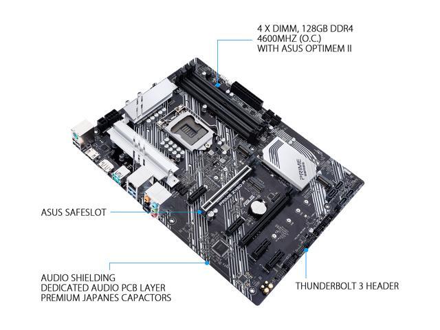 ASUS Prime PRIME Z490-P LGA 1200 ATX Intel Motherboard