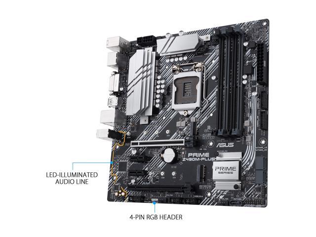ASUS PRIME Z490M-PLUS LGA 1200 Micro ATX Intel Motherboard