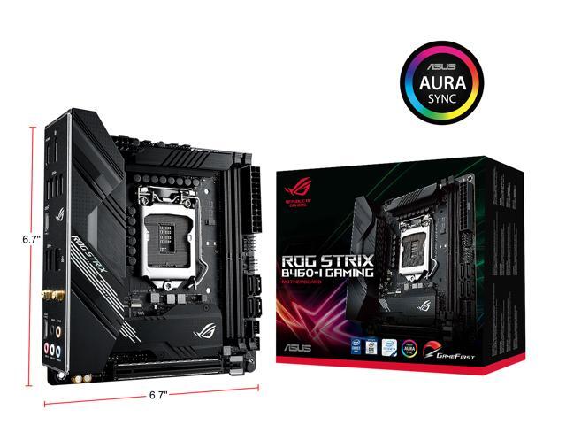 ASUS ROG STRIX B460-I GAMING LGA 1200 Mini ITX Intel Motherboard