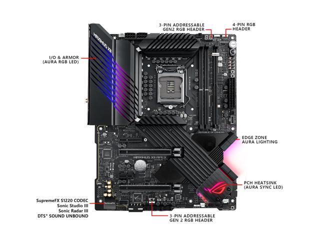 ASUS ROG MAXIMUS XII APEX LGA 1200 ATX Intel Motherboard