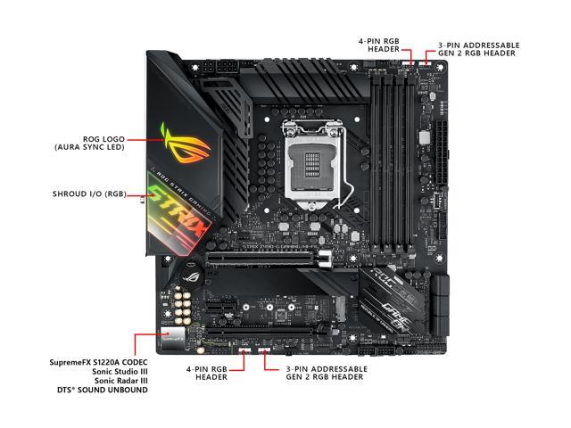 ASUS ROG STRIX Z490-G GAMING (WI-FI) LGA 1200 Micro ATX Intel Motherboard