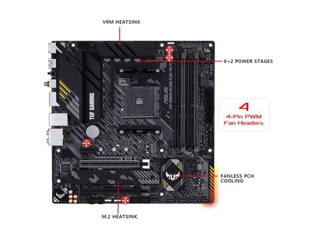 ASUS TUF GAM B550M-PLUS WIFI AM4 AMD Motherboard