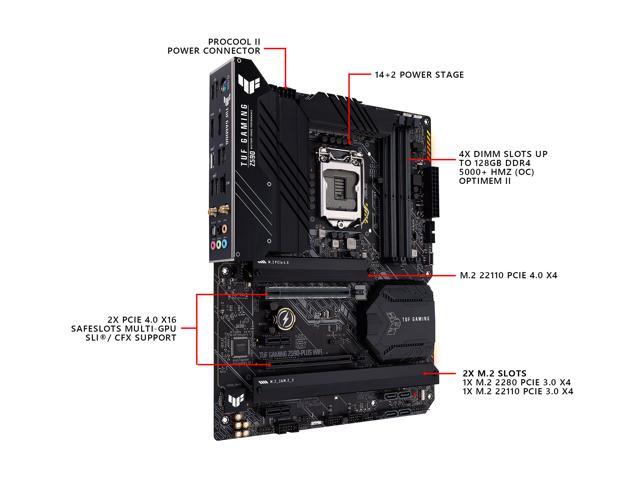 ASUS TUF GAMING Z590-PLUS WIFI LGA 1200 ATX Intel Motherboard