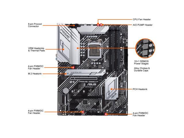 ASUS PRIME Z590-P LGA 1200 ATX Intel Motherboard