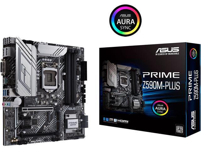 ASUS PRIME Z590M-PLUS LGA 1200 Micro ATX Intel Motherboard