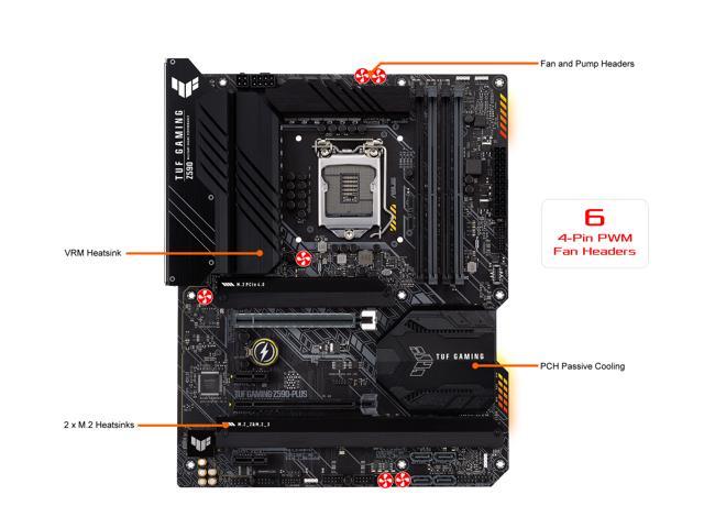ASUS TUF GAMING Z590-PLUS LGA 1200 ATX Intel Motherboard