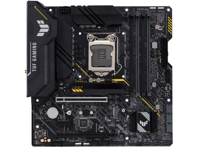 ASUS TUF Gaming B560M-PLUS WiFi LGA1200 (Intel11th/10th Gen) Micro ATX Gaming Motherboard (PCIe 4.0, 2X M.2 Slots,8+1 Power Stages, 2.5Gb LAN,...