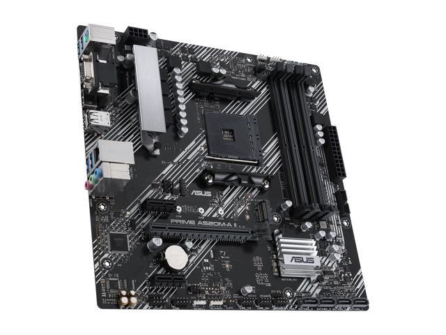ASUS PRIME A520M-A II/CSM AM4 Micro ATX AMD Motherboard