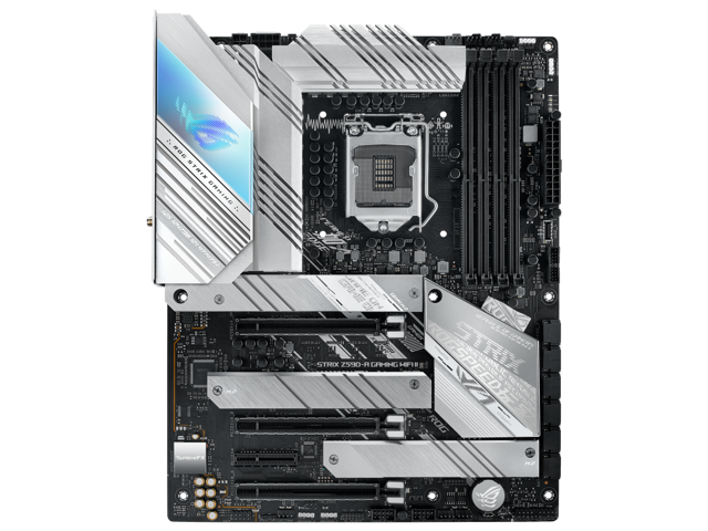 ASUS ROG STRIX Z590-A GAMING WIFI II IntelZ590 LGA 1200 ATX motherboard with PCIe 4.0, 14+2 teamed power stages, Two-Way AI Noise Cancelation, AI...
