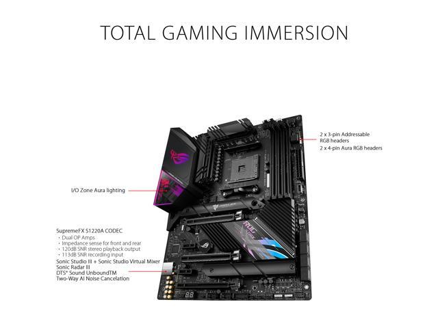 ASUS ROG STRIX X570-E GAMING WIFI II AM4 ATX AMD Motherboard