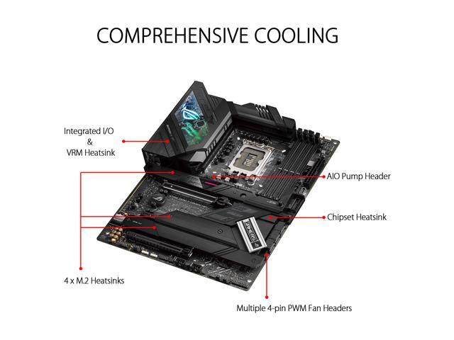 ASUS ROG Strix Z690-F Gaming WiFi 6E LGA 1700(Intel 12th & 13th Gen) ATX gaming motherboard(PCIe 5.0, DDR5,16+1 power stages,2.5 Gb LAN,Bluetooth...