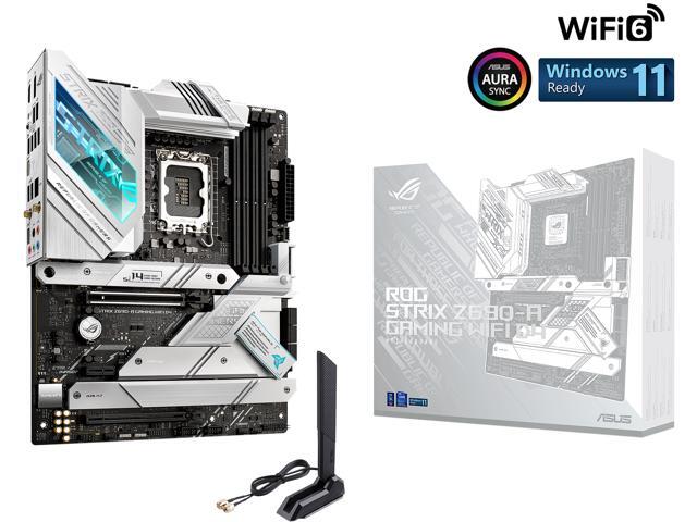 ASUS ROG Strix Z690-A Gaming WiFi D4 LGA 1700(Intel 12th & 13th Gen) ATX gaming motherboard(PCIe 5.0, DDR4,16+1 power stages,WiFi 6,Intel 2.5 Gb...