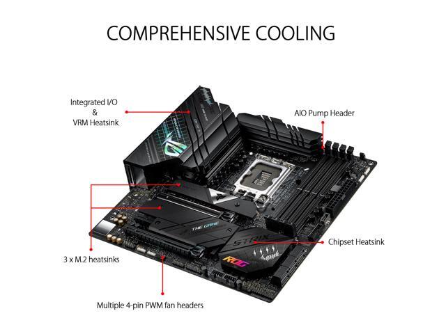 ASUS ROG Strix Z690-G Gaming WiFi 6E LGA 1700(Intel 12th & 13th Gen) Micro ATX gaming motherboard(PCIe 5.0,DDR5,14+1 power stages,2.5 Gb...