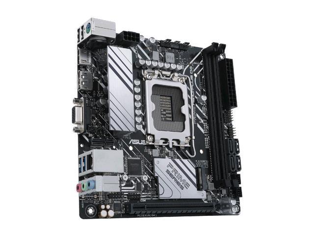 ASUS PRIME H610I-PLUS D4 LGA 1700 (Intel 12th & 13th Gen & Intel vPro) mini ITX Motherboard (PCIe 4.0, DDR4, USB 3.2 Gen 1 Type-A, M.2 slot, 1 Gb...
