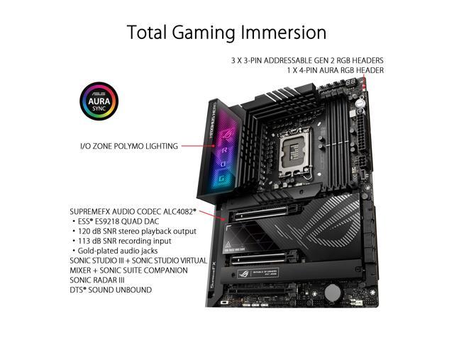 ASUS ROG Maximus Z790 Hero (WiFi 6E) LGA 1700(Intel 14th & 13th & 12th Gen) ATX gaming motherboard(PCIe 5.0,DDR5,20+1power stages,2.5Gb LAN,...