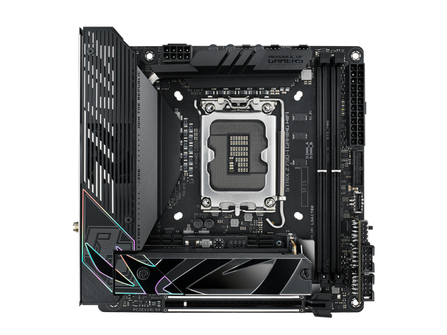 ASUS ROG Strix Z790-I Gaming WiFi 6E LGA 1700 (Intel 14th & 13th & 12th Gen) mini-ITX gaming motherboard (PCIe 5.0,DDR5,10+1 power...