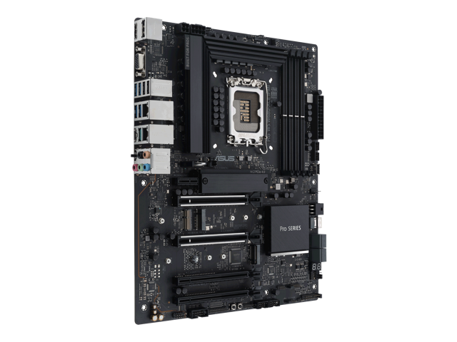 ASUS Pro WS W680-ACE IPMI Intel W680 LGA 1700 ATX workstation motherboard, dual PCIe 5.0x16 slot, DDR5, ECC memory and XMP support, dual Intel 2.5...