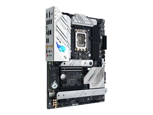 ASUS ROG Strix B760-A Gaming WiFi D4 Intel B760 (13th and 12th Gen) LGA 1700 white ATX motherboard, 12 + 1 power stages, DDR4, PCIe 5.0, three...