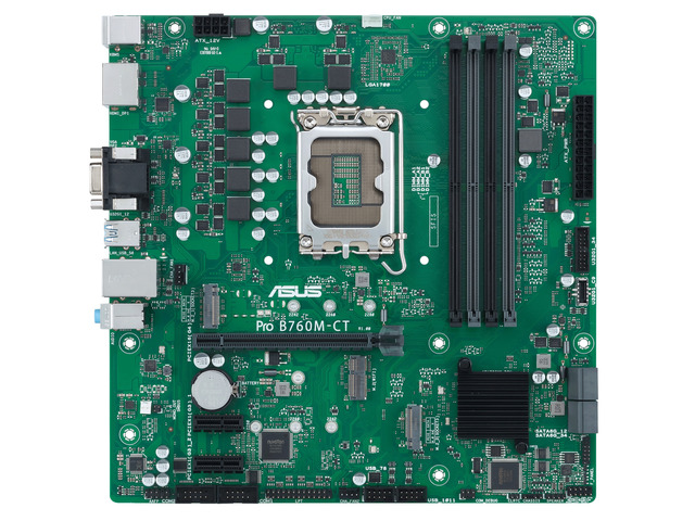 ASUS Pro B760M-CT-CSM Intel socket LGA1700 for 13th & 12th Gen Intel processors mATX commercial motherboard,DDR5,PCIe 4.0,two M.2 PCIe 4.0 slots,...