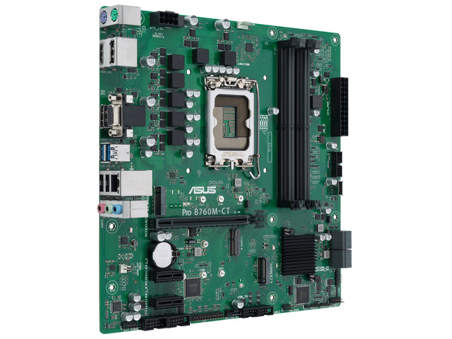 ASUS Pro B760M-CT-CSM Intel socket LGA1700 for 13th & 12th Gen Intel processors mATX commercial motherboard,DDR5,PCIe 4.0,two M.2 PCIe 4.0 slots,...