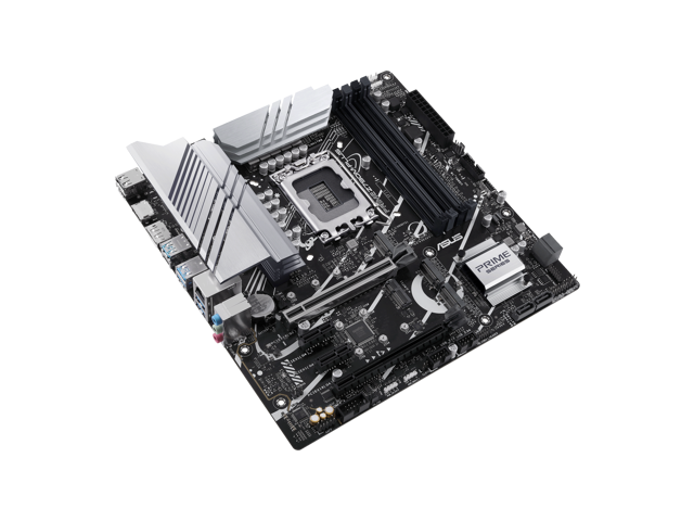 ASUS Prime Z790M-Plus LGA 1700(Intel 14th & 13th & 12th Gen) microATX motherboard (PCIe 5.0, 3xM.2 slots, 10+1 DrMOS, DDR5,1 Gb LAN, DP, USB 3.2...