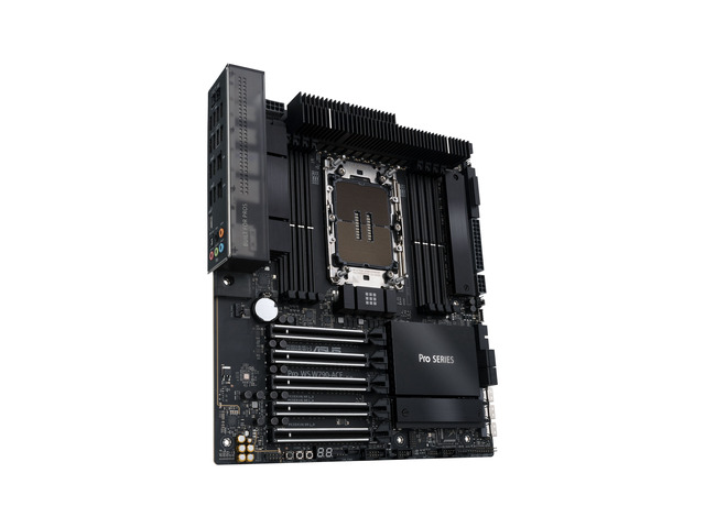 ASUS Pro WS W790-ACE Intel W790 (LGA 4677) CEB workstation motherboard, PCIe 5.0 x16, M.2, 10G and 2.5G LAN, Server-grade Remote Management,...